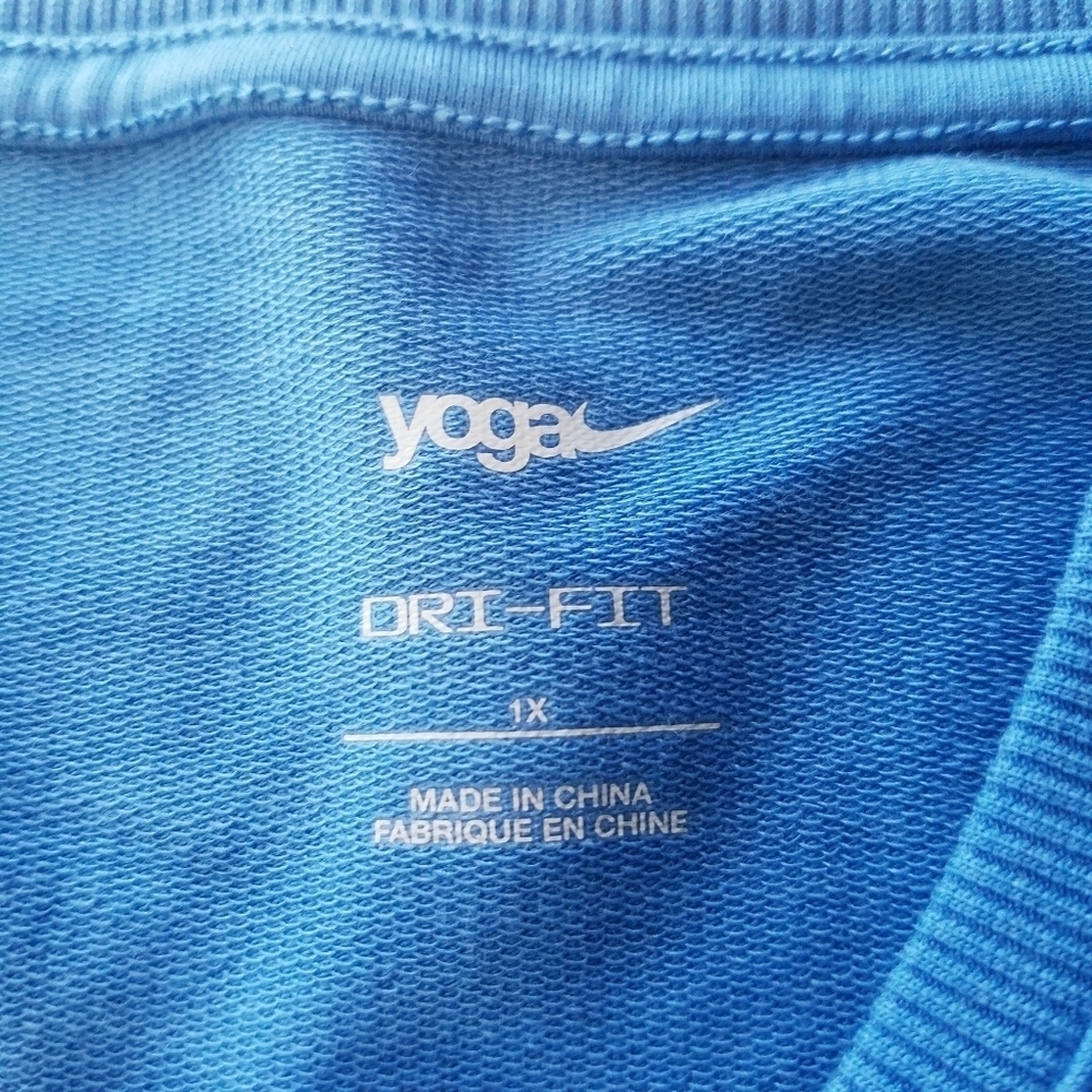 NEW Nike | Dri Fit Plus Size Jumpsuit + Front Tie, 1X, Blue - Picture 11 of 16
